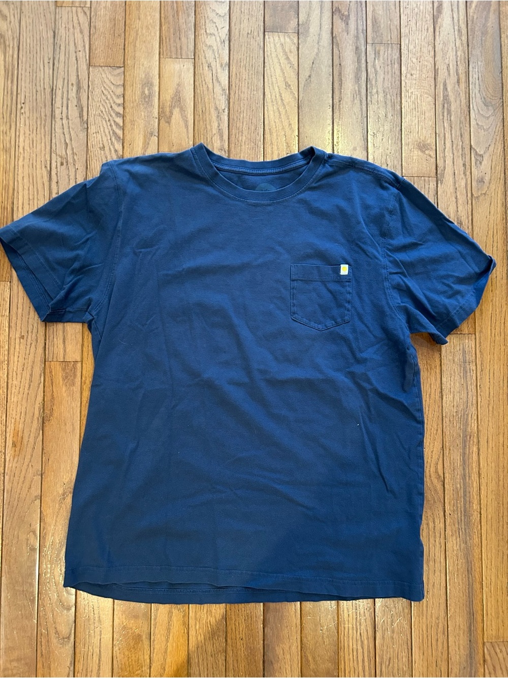 Life Is Good Men's Pocket Tee in Navy